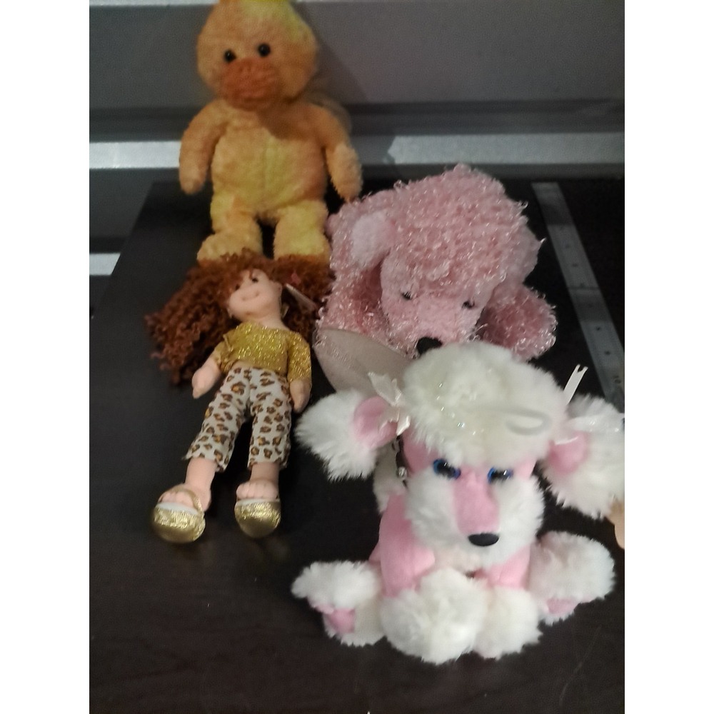 Lot of 4 Stuffies. Y2k Plush TY Mixed Brands Children - Oldies and Preloved